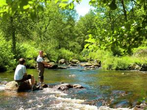 Maisons de vacances Cottage in Chaleix near Forest and Lake : photos des chambres