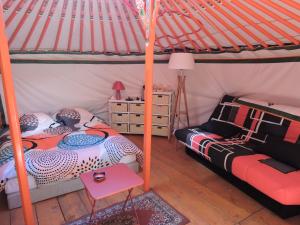 Tentes de luxe Yourte mongole : photos des chambres