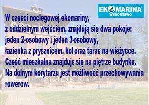 Ekomarina - Pokój noclegowy 1