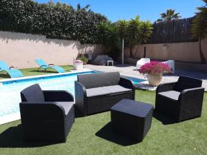 Villa Madysan climatisée St Aygulf, piscine privée, proche de la mer