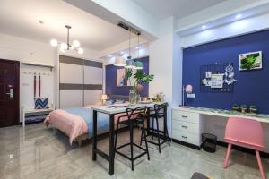 武漢 Wuchang Wuchang Railway Station Locals Apartment 00127340 シングルルーム ロビー