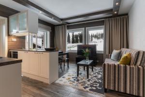 Deluxe Apartment jacuzzi room in Ski-Inn RukaValley