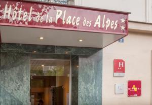 Hotels Hotel de la Place des Alpes : photos des chambres