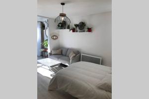 Studio cosy 30 m2 climatisé au centre ville de LGM
