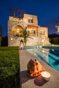 Sea view villa Stelios with Private pool Near the beach