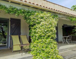 Hotels Hotel Sous les Figuiers - Piscine chauffee, parking, centre ville : Chambre Double avec Terrasse