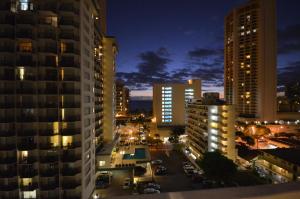 Apartment room in Kuhio Village 1208A Studio BIG Lanai & Waikiki Ocean View