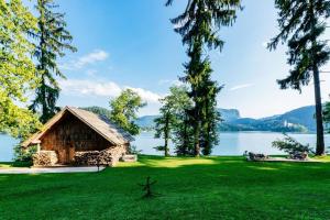 Private beach house on Lake Bled