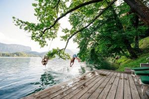 Private beach house on Lake Bled