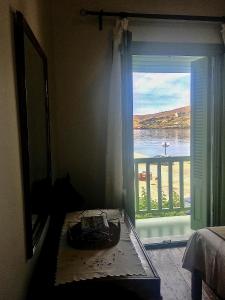 The house in the port Kea Greece
