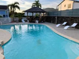 Appartement charmant à Saint-Joseph, 50 m², vue sur mer, piscine - Vincendo