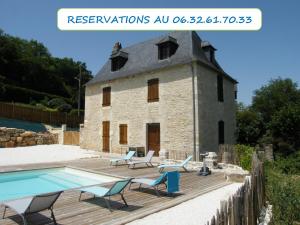 Maisons de vacances DEMEURE PERIGOURDINE CLIMATISEE avec PISCINE PRIVEE et CHAUFFEE : photos des chambres