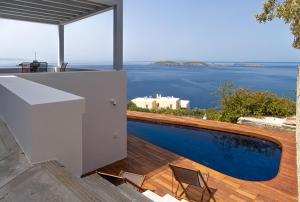 Blue Frames Summer House Andros Greece