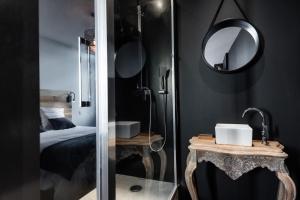 La terrasse de La Tour Pinte.