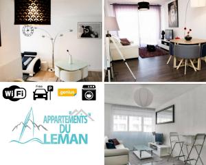 Appartements du Leman - Proches Geneve - Parkings prives gratuits : Appartement 1 Chambre avec Stationnement