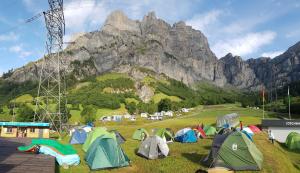 Campingplatz mit Restaurant & Sportarena Leukerbad