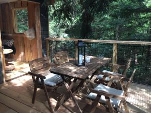 Tentes de luxe cabane de l'Ecureuil : photos des chambres