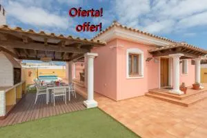 Villa Bella Lucia 1. Piscina Climatizada, WiFi, BBQ. - El Cotillo