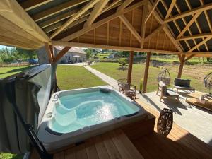 Maisons de vacances Chaignonnieres & Roulotte 19pers SPA Baby-Foot : photos des chambres