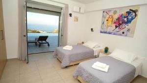 Eva Villas East, with infinity pool & and panoramic sea view Rethymno Greece