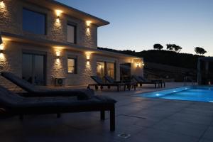 Eva Villas East, with infinity pool & and panoramic sea view Rethymno Greece