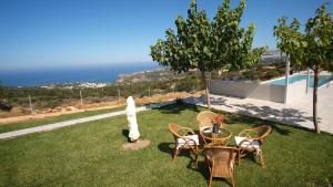 Eva Villas West and East with 2 private infinity pool & and panoramic sea view Rethymno Greece