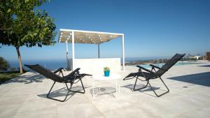 Eva Villas West and East with 2 private infinity pool & and panoramic sea view Rethymno Greece