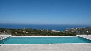 Eva Villas West and East with 2 private infinity pool & and panoramic sea view Rethymno Greece