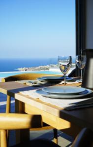 Eva Villas West and East with 2 private infinity pool & and panoramic sea view Rethymno Greece