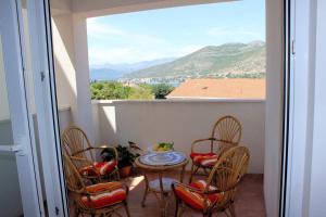 2 bedrooms apartement at Dubrovnik 600 m away from the beach with sea view furnished balcony and wif