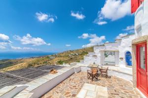 Old Windmill in Triandaros village Tinos Greece