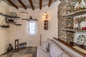 Old Windmill in Triandaros village Tinos Greece