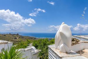 Old Windmill in Triandaros village Tinos Greece