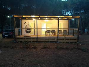 Lux camp  mobile homes in Bi village