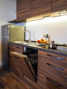 Lux camp mobile homes in Bi village