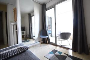 Appartements T2 renove en centre ville Port Royal : photos des chambres