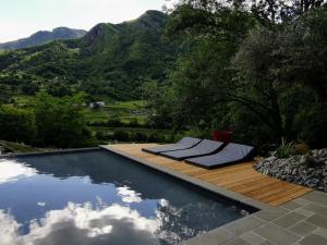 Lodges La Bergerie de Louvie : photos des chambres