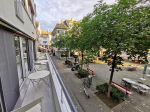 Single Capsule for Female with balcony  room in Green Marmot Capsule Hotel Zürich