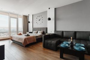 Grey Apartment in Arcadia with terrace