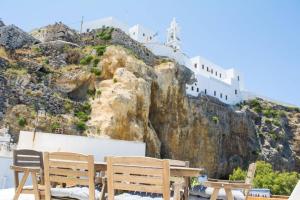 Art curators traditional home next to the sea Nisyros Greece