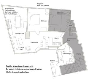 "goethezimmer" Ferienwohnung und Zimmer am Burgplatz