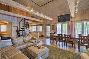 Quiet Waterfront Cabin with Dock, Game Room, Hot Tub
