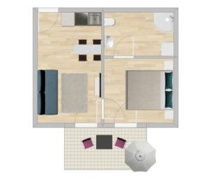 Modern Balcony Apartment with Pool close to Lake in "Donaustadt"