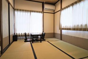 富士河口湖 Yoshimura ooike sense 宿泊施設 ロビー