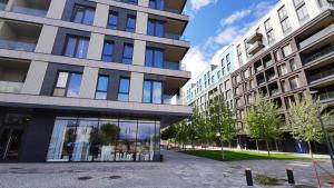 Rybalsky Studio apartment Dnipro view