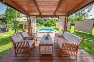 Holiday Home Arcadia with pool, hot tub and sauna