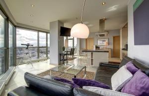 Helios Luxury apartment in Vilnius skyscraper