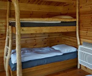 Cozy wood hut on the farm