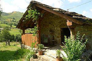 Cabaña en las montañas