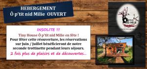 Maisons de vacances O p'tit nid Milie : photos des chambres